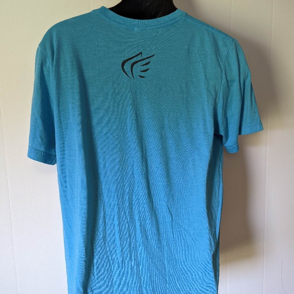 Men's Active Faith "Blessed Tee" Blue Size Large - Picture 4 of 6
